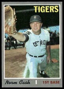 1970 Topps #611 Norm Cash SET BREAK SHARP - Picture 1 of 2