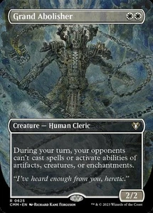 MTG Grand Abolisher - Foil - Borderless, NM-Mint, English Commander Masters - Imagen 1 de 1