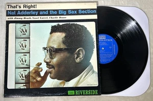 Nat Adderly & The Big Sax Section That’s Right LP Vinyl Record Riverside - Picture 1 of 15
