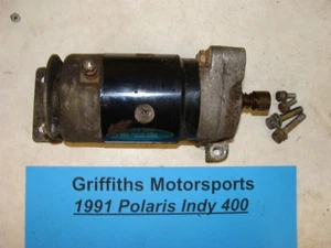 1991 POLARIS INDY 400 L/C oem electric starter motor start mount bracket - Picture 1 of 9
