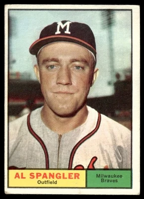 1961 Topps Al Spangler Milwaukee Braves #73 - Image 1 of 2