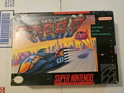 F-Zero new factory sealed SNES Super Nintendo 1991 - Image 1 of 4