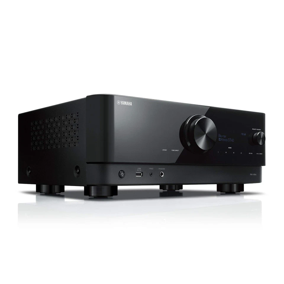 Yamaha RX-V6A 7.1ch Network AV Receiver Black Dolby Atmos Height Virtualizer - Image 1 of 3