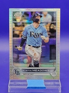 Austin Meadows 2022 Topps Chrome Sonic Prism Refractor SP 🔥 Rays - Picture 1 of 2