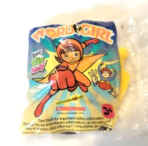 Wendys Kinder Mahlzeit PBS Wort Mädchen Spielzeug Captain Huggy Gesicht Affe Figur - Bild 1 von 5