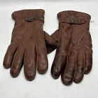 Hestra Mens Brown Elk Leather Gloves Size 7