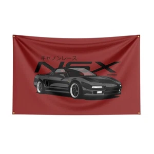 JDM Honda NSX Car Automative Flag Banner 3x5 ft Motorsport Man Cave Garage Decor - Bild 1 von 5