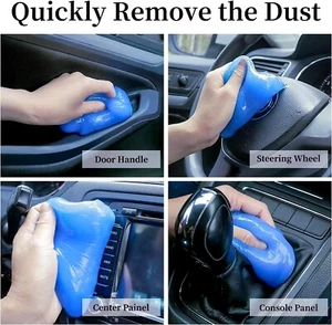2-MAGIC CLEAN GEL Car & Auto Detailing, Keyboard Dust Remover Cleaner Reusable - Picture 1 of 19
