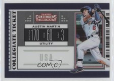 2019 Elite Extra Edition USA Collegiate National Team Tickets Holo Austin Martin