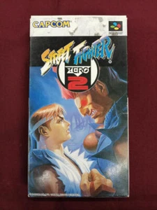 [Used in Box] SFC STREET FIGHTER ZERO 2 Nintendo Super Famicom Software Japan - Picture 1 of 18