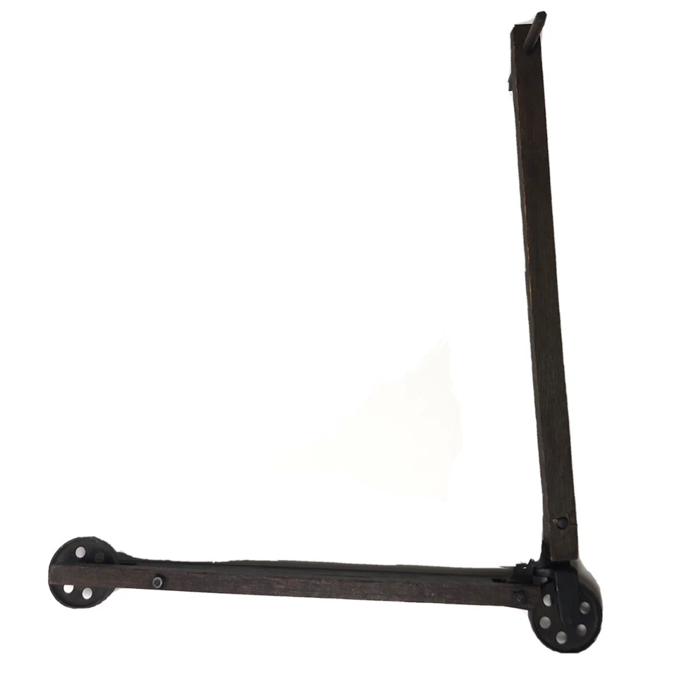 Antiguo Scooter de Madera para Niños 2 Ruedas Bicicleta 23” X 3 3/8” X 28” Primitivo Foto 1 de 4