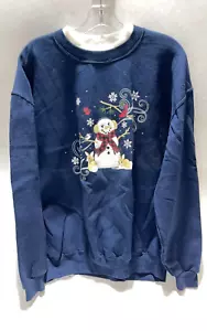 Suéter Snowman talla: 2XL XXL manga larga vintage - Imagen 1 de 3