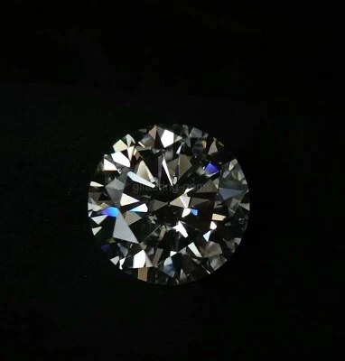 Certified 0.50 Carat Round Loose Lab Grown CVD Diamond G Color VS1 clarity 5MSG - Image 1 of 4