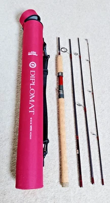 Abu Garcia Diplomat Spin MCMXXI 8ft Fishing Rod 10/25g Mint Unused - Image 1 of 4