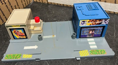 Nice Hot Wheels Mega City 2007 Single Block Blue Sound Shop Play Set 1718UX! - Image 1 of 4