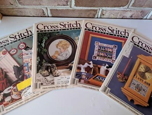 Vintage Cross Stitch and Country Crafts Magazine - 4 Issues 1988 & 1989 - Picture 1 of 5