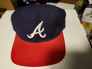 Vintage Atlanta Braves Sports Specialties Pro Fitted Hat Size 6 3/4 McGregor 80s - Picture 1 of 9