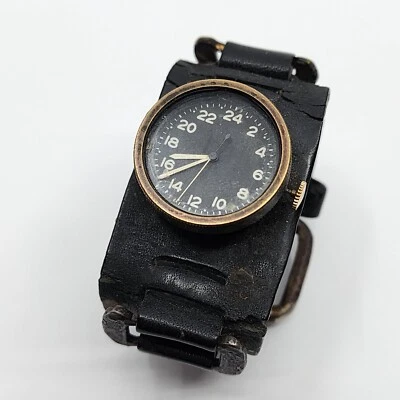 VTG Elgin 691-678 24 hour Military Aircraft Gun / Bomb Camera Watch Clock RUNS! - Image 1 of 4