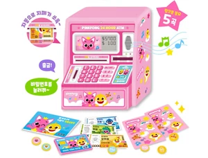 Pinkfong singende Melodie Geldautomat Spielset mit 5 koreanischen Liedern PINK Farbe - Korea Toys - Bild 1 von 7
