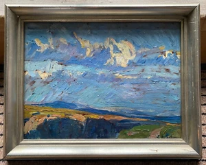 Georg Wichmann (1876 – 1944) Landschaft. Rahmen: 30x37,5 cm. Motiv: 22,5x30 cm. - Picture 1 of 9