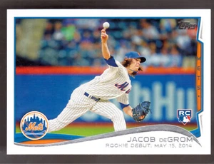 2014 TOPPS UPDATE #US-57 JACOB deGROM ROOKIE DEBUT - Picture 1 of 1