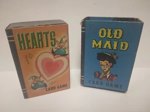 Old Maid Hearts A Peter Pan Playing Card Game Whitman USA - Picture 1 of 6