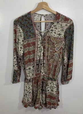 American Eagle 中号拼布连身裤 — 第 1/4 张图片