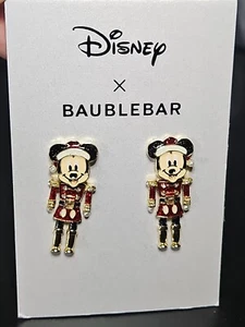 DISNEY X BAUBLEBAR MICKEY NUT CRACKER OHRRINGE FERIEN WEIHNACHTEN MÜTZE - Bild 1 von 3