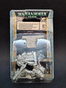 Warhammer Fantasy Metal Space Marine Veteran Sergeants (2) New in Blister - Imagen 1 de 1