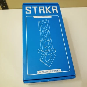 Staka Gioco Impilabile in Legno Helvetiq Famiglia Equilibrio Destrezza Età 8-99 1-4 Giocatori - Foto 1 di 11