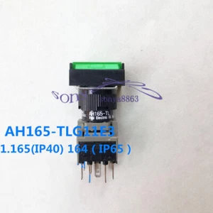 5x NUEVO Interruptor de comando de botón verde 24VDC LED FUJI AH165-TLG11E3 - Imagen 1 de 1