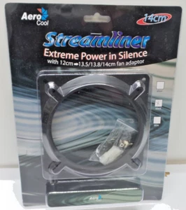 14CM AeroCool Streamliner Extreme Power In Silence 14cm Fan Adaptor - Picture 1 of 6