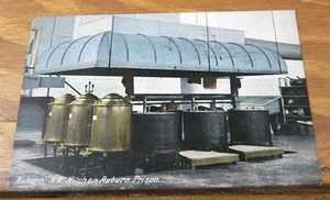 1909 Antique COLOR Postcard /// KITCHEN OF AUBURN PRISON, AUBURN, NEW YORK - Bild 1 von 2