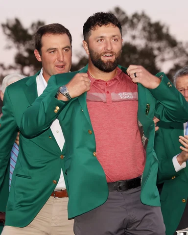 Jon Rahm - 2023 Masters Green Jacket Presentation,  8x10 Color Photo Cover