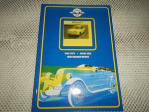 Renault 4 & 8: Road Tests Service Data Road Research Reports. Unique Motor Books - Foto 1 di 2