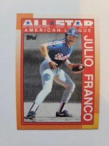 1990 TOPPS JULIO FRANCO ALL-STAR #386 NM - Picture 1 of 1