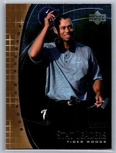 2001 Upper Deck Stat Leaders #SL11 Tiger Woods (RC) - NM-MT *TEXCADRS* - Picture 1 of 2