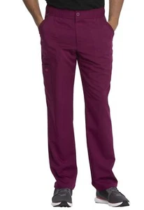 Dickies Men's Scrub Pant Mid Rise Straight Leg Pants with 6 Pocs Size: 5XL, Wine - Picture 1 of 8