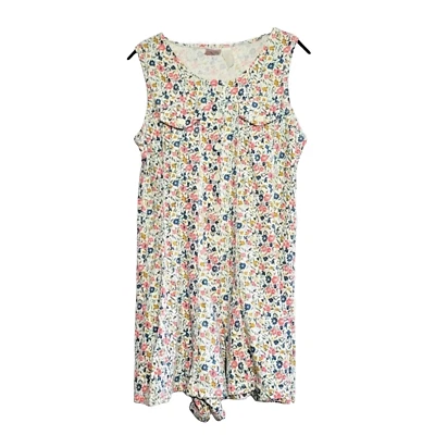 Vintage No Boundaries romper Cottagecore floral shorts country sleeveless M - Image 1 of 4