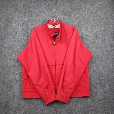 Mighty Mac Jacket Mens 44 Red Anorak Full Zip Long Sleeve Lined Casual Outdoor - Image 1 of 4