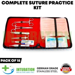 18 Piece Practice Suture Kit for Medical and Veterinary Student Training - Picture 1 of 9