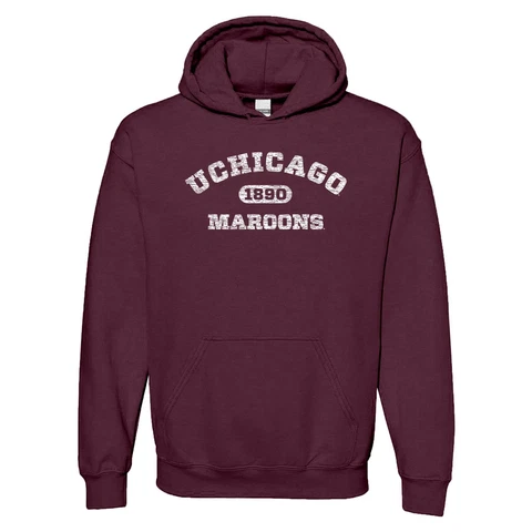University of Chicago Maroons Athletic Arch Hoodie - Maroon Cover