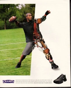 Vintage print ad advertisement Fashion shoe NIKE Daunte Culpepper football Champ - Picture 1 of 1