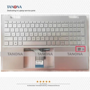 New M45130-001 For HP Pavilion X360 15-ER Palmrest Upper Case Backlit Keyboard - Picture 1 of 4