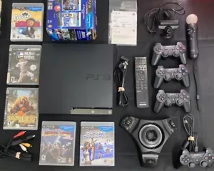 Sony PlayStation 3 120GB Slim Konsolenpaket in TOP Zustand mit Extras - Bild 1 von 11