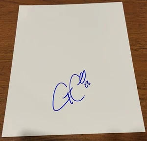 FOTO AUTÓGRAFA FIRMADA POR GREG CAMARILLO 8X10 PAPEL HOJA BLANCA STANDFORD - Imagen 1 de 1