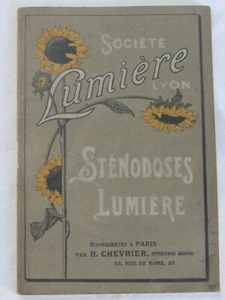04F59 RARE ANCIEN CATALOGUE NOTICE SOCIÉTÉ LUMIÈRE STÉNODOSES APPAREIL PHOTO - Picture 1 of 9