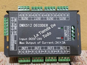 HIGH POWER LED DMX 512 OR DMX512 DECODER 24 CHANNEL READ - Picture 1 of 6