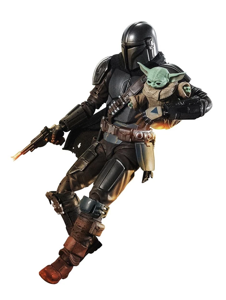Bandai S.H.Figuarts Mandalorian & Grogu Star Wars 5.9in Figure From Japan
