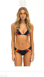 aviator nation schwarzer Bikini Xsmall - Bild 1 von 4